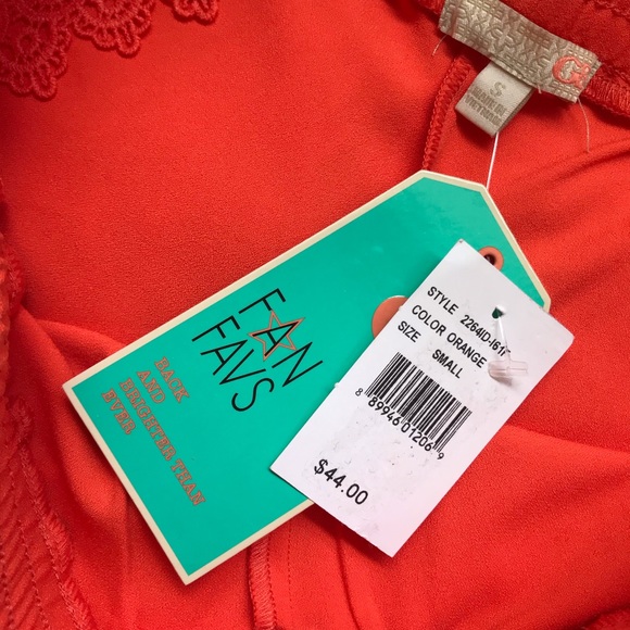 Gianni Bini orange summer short - Picture 3 of 5